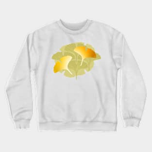 Ginkgo Biloba leaves pattern Crewneck Sweatshirt